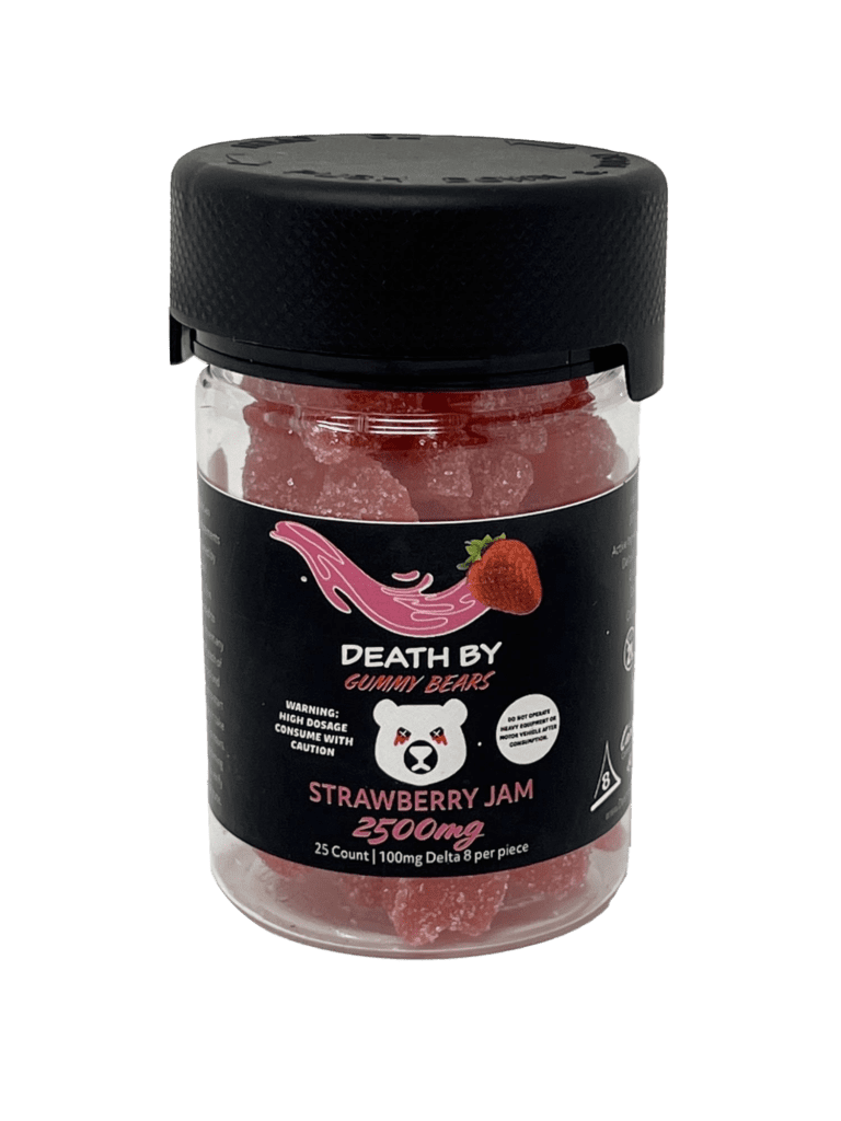 Strawberry Jam 25ct Jar | death by gummies